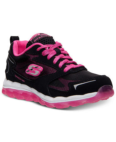 Skechers Girls' Twinkle Toes Buzzy Bounce Casual Sneakers from Finish Line