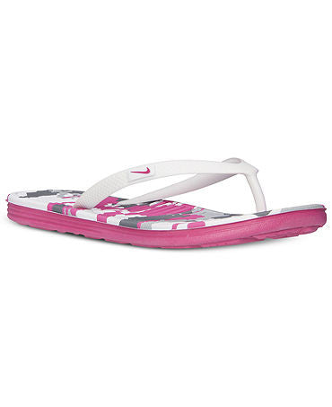 Nike Girls' Solarsoft Print Thong II Sandals from Finish Line