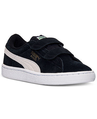 Puma Little Boys' Suede Two Straps Casual Sneakers from Finish Line