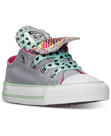 Converse Toddler Girls' Chuck Taylor All Star Double Tongue Casual Sneakers from Finish Line