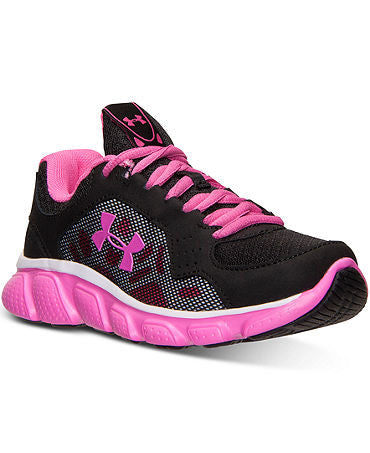 NEW! Under Armour Little Girls' Micro G Assert IV Running Sneakers from Finish Line
