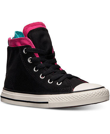 NEW! Converse Little Girls' Chuck Taylor Zip Back Casual Sneakers from Finish Line